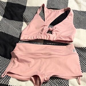 Pink Gym to Swim Size Medium set